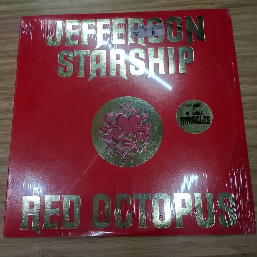 Vintage Jefferson Starship Red Octopus Vinyl LP Record Album BFL1-0999 Plastic